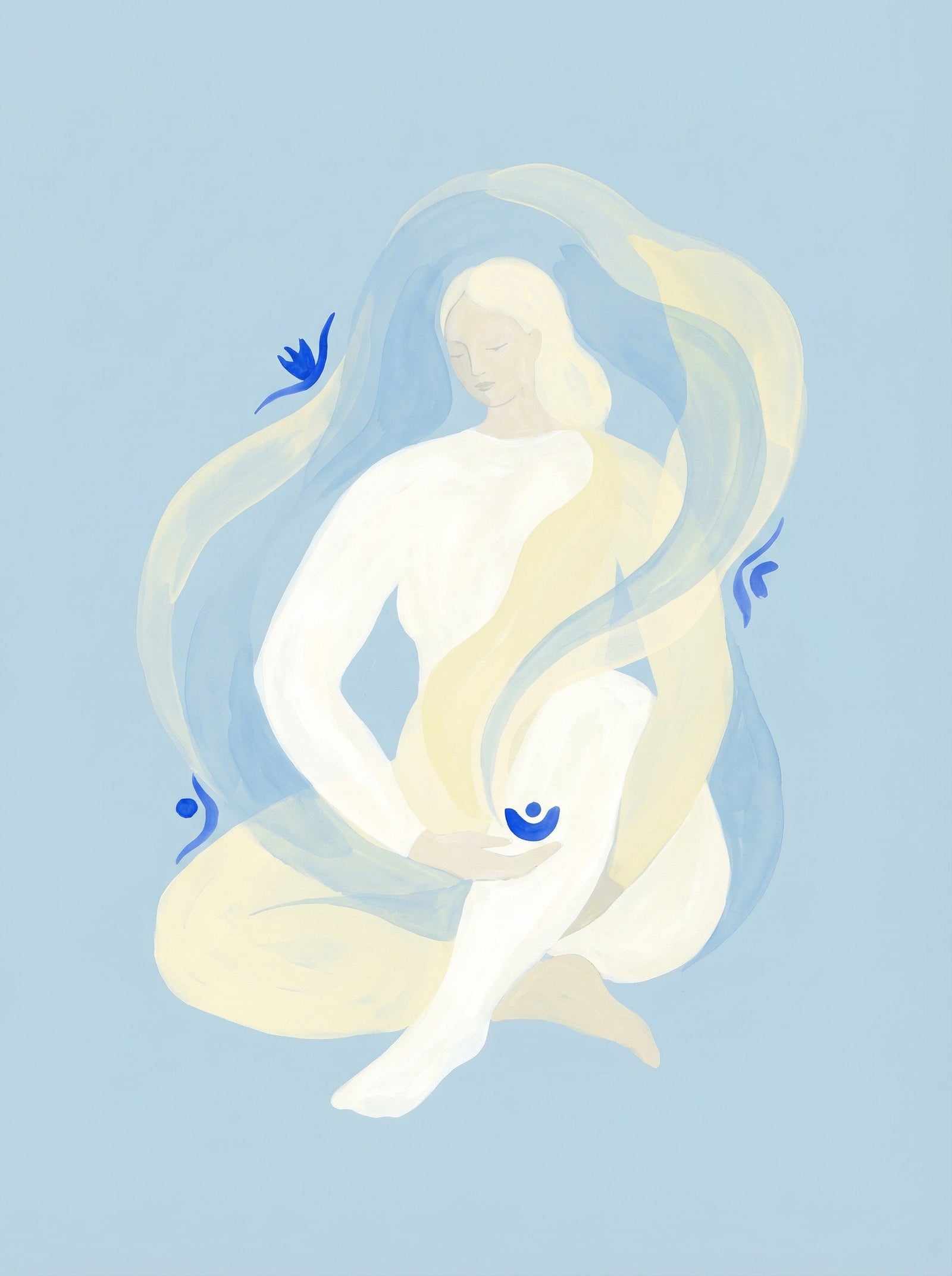 Poster in black frame