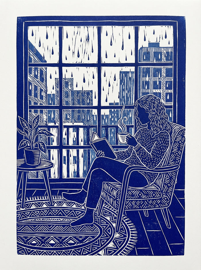 Poster in black frame
