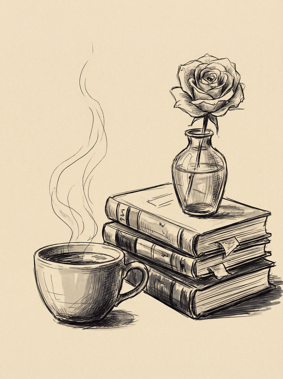 Poster in black frame