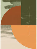 Fall Decor Abstract Shape Poster – Poster und Kunstdruck