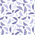 Falling Triple Lines Navy Blue -juliste – juliste ja taidepainatus