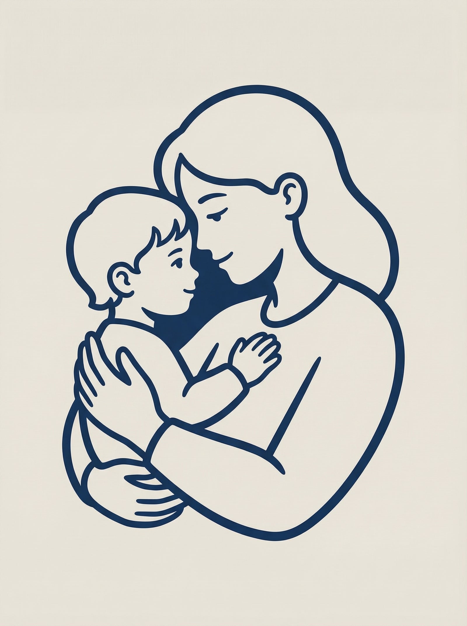 Poster in black frame