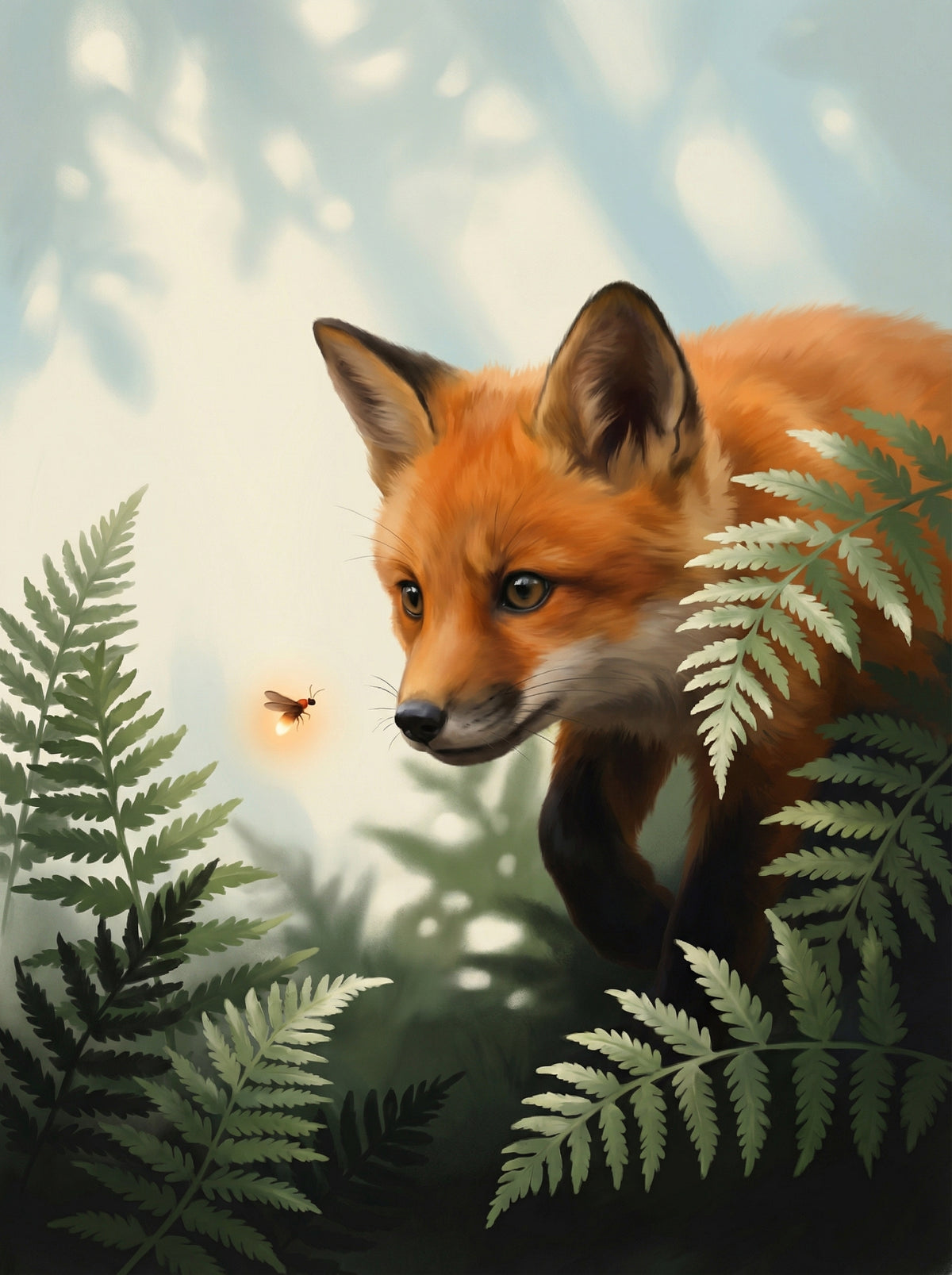 Poster in black frame