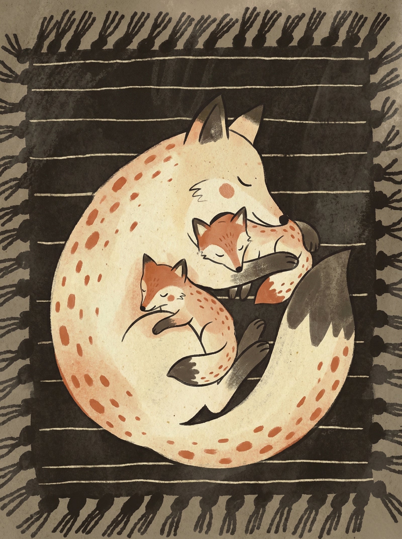 Poster in black frame