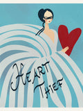 Plakat Female Blue Heart Thief – plakat i druk artystyczny