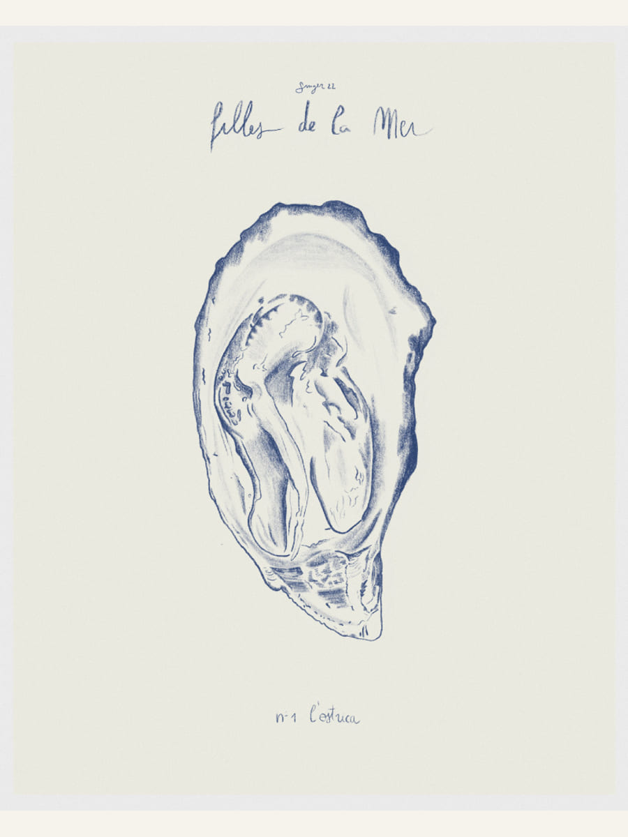 Filles de la mer n.1 - L’ostrica Poster – plakat og kunsttryk