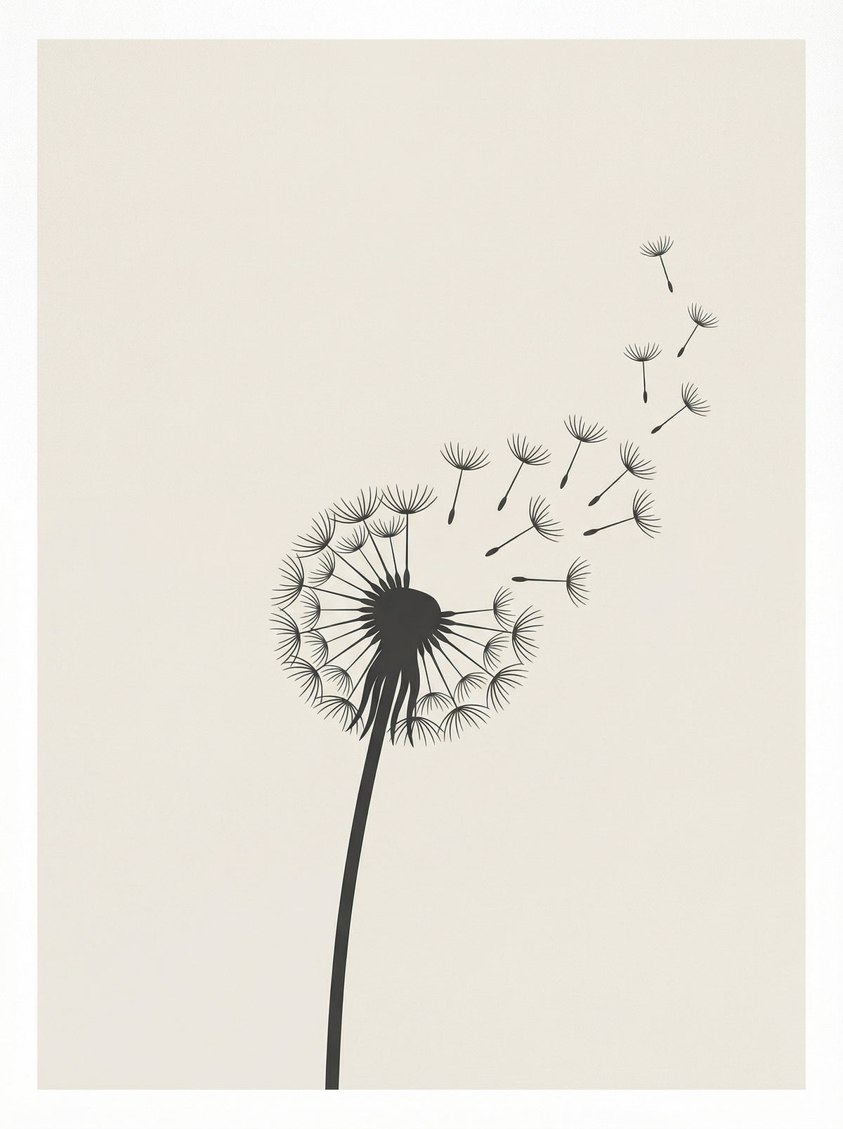 Poster in black frame