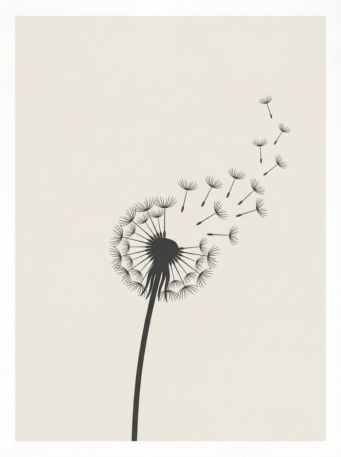 Poster in black frame