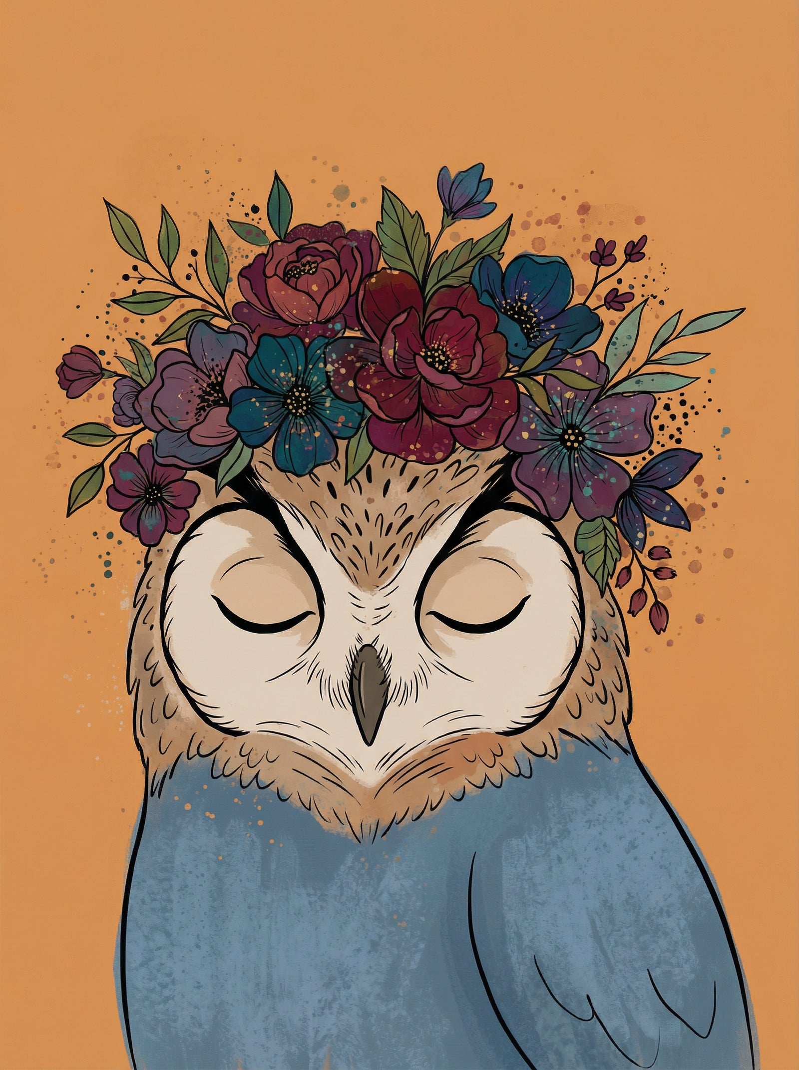 Poster in black frame