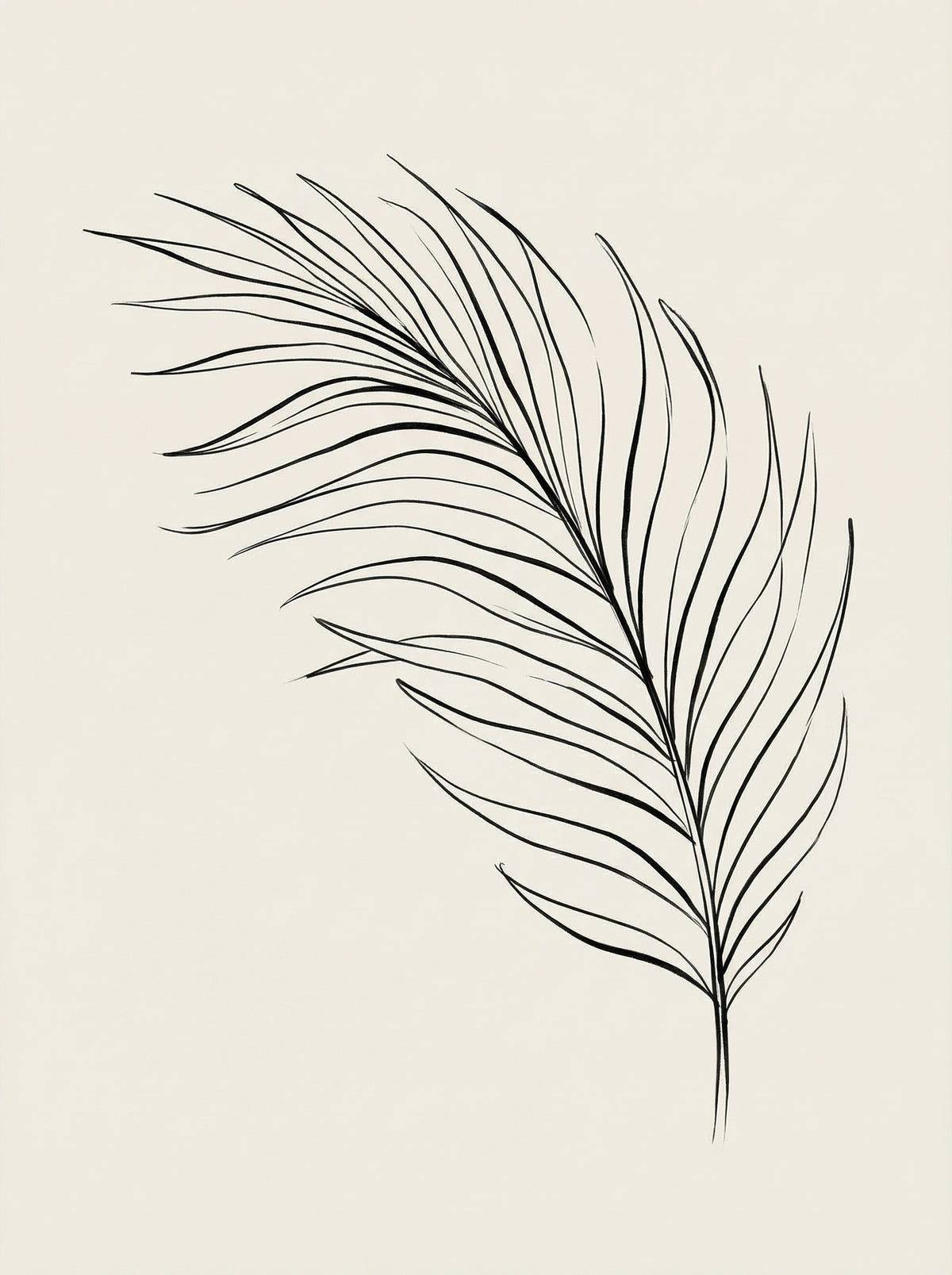 Poster in black frame