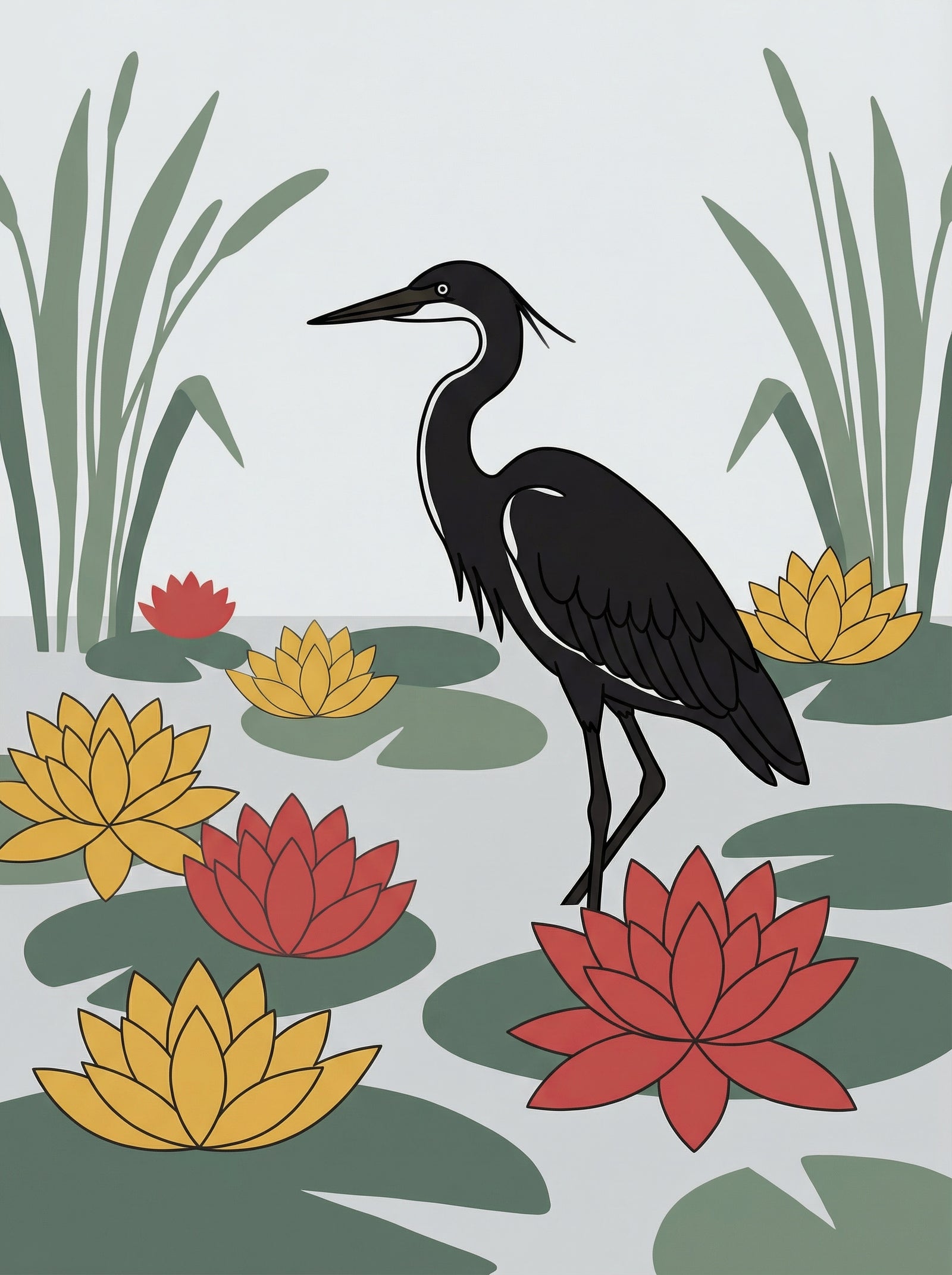 Poster in black frame