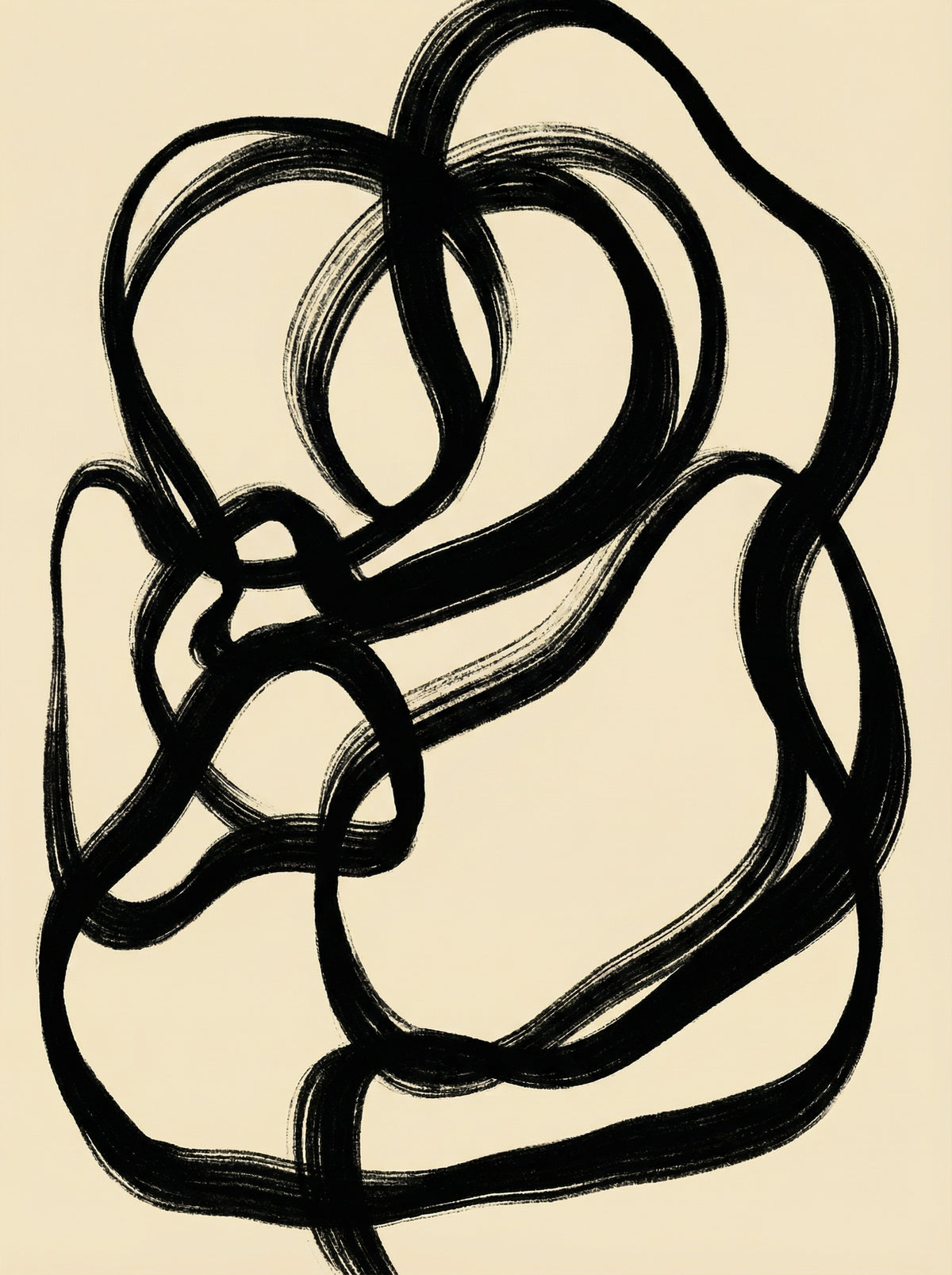 Poster in black frame