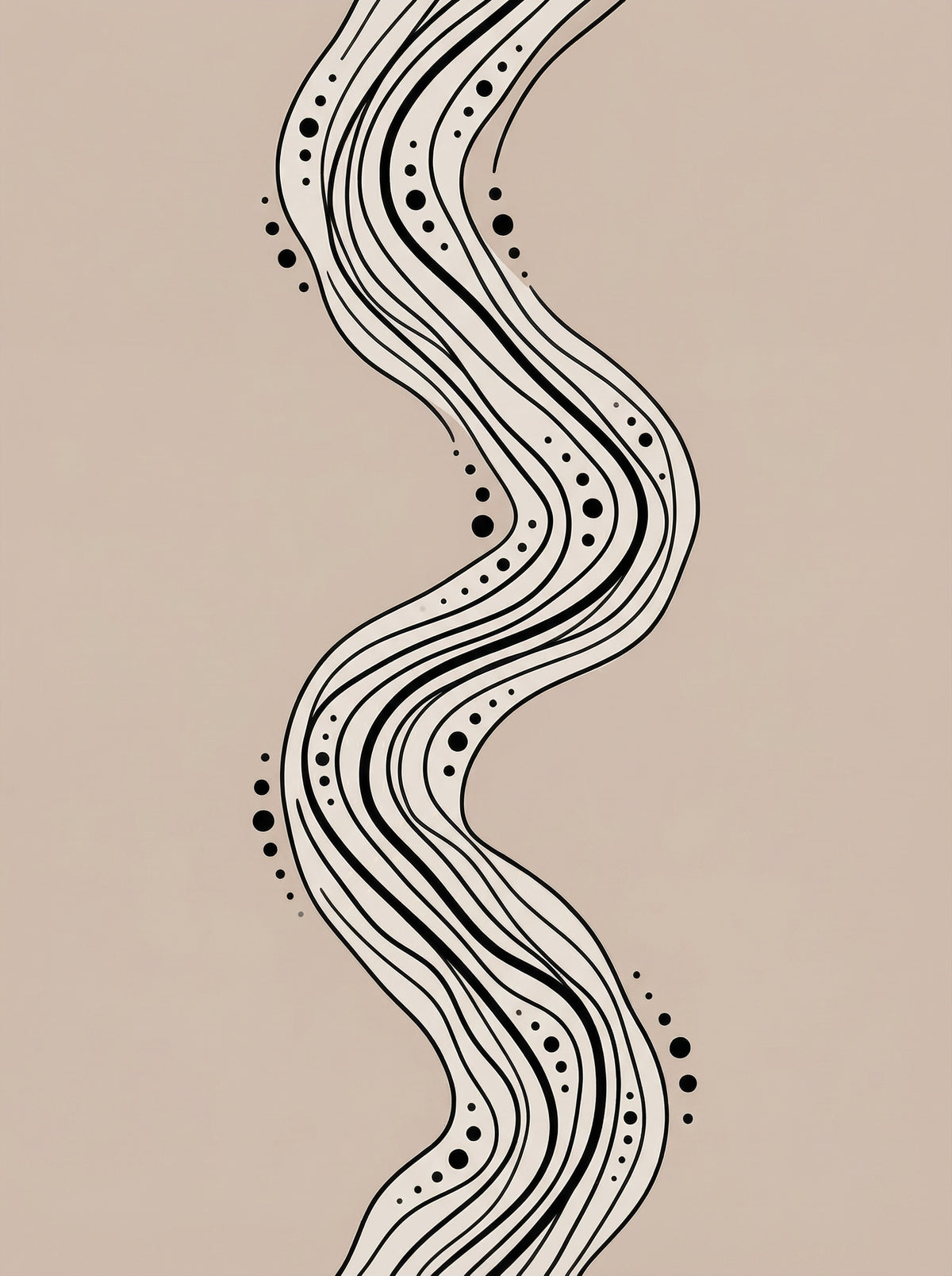 Poster in black frame