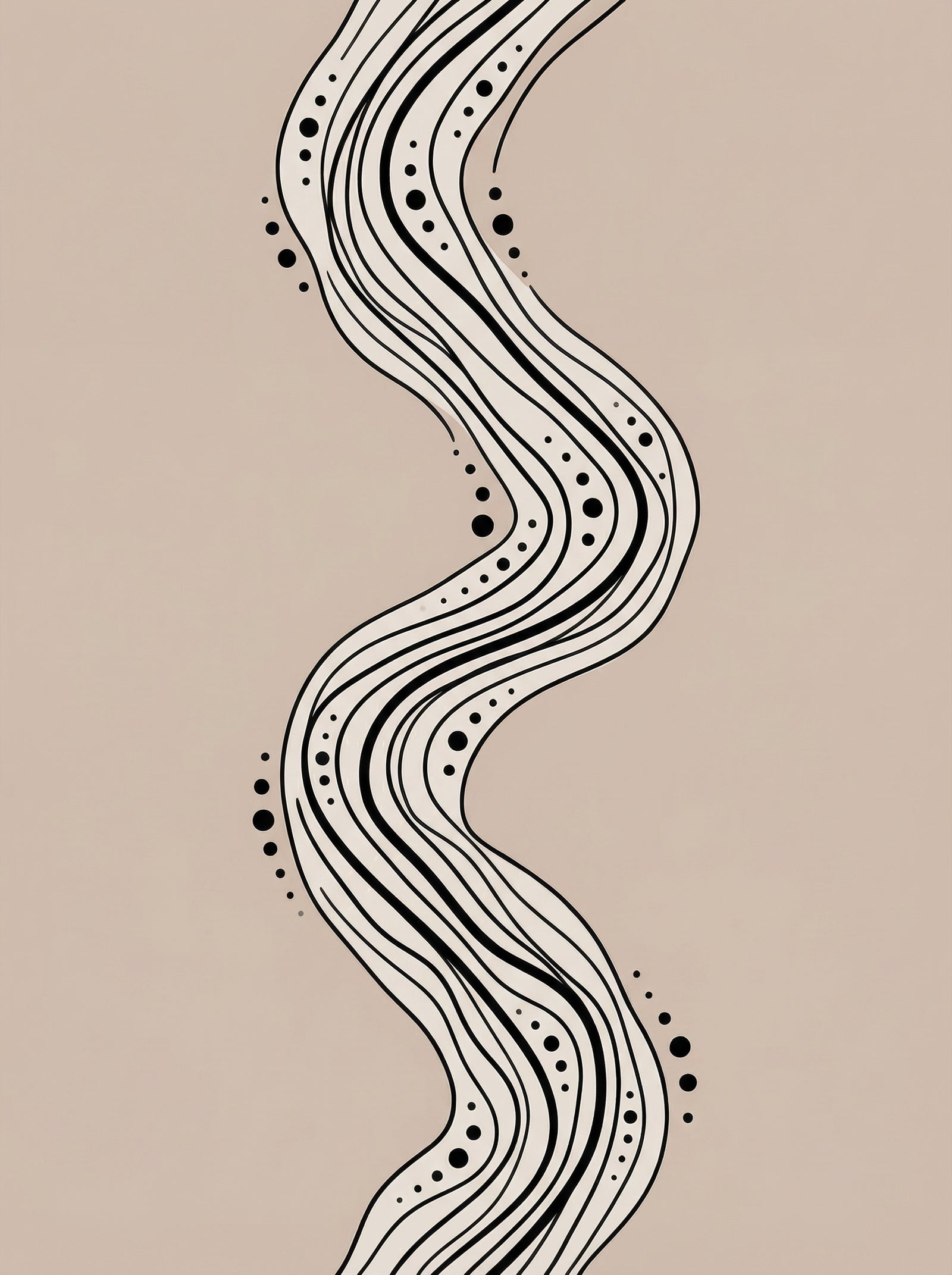 Poster in black frame