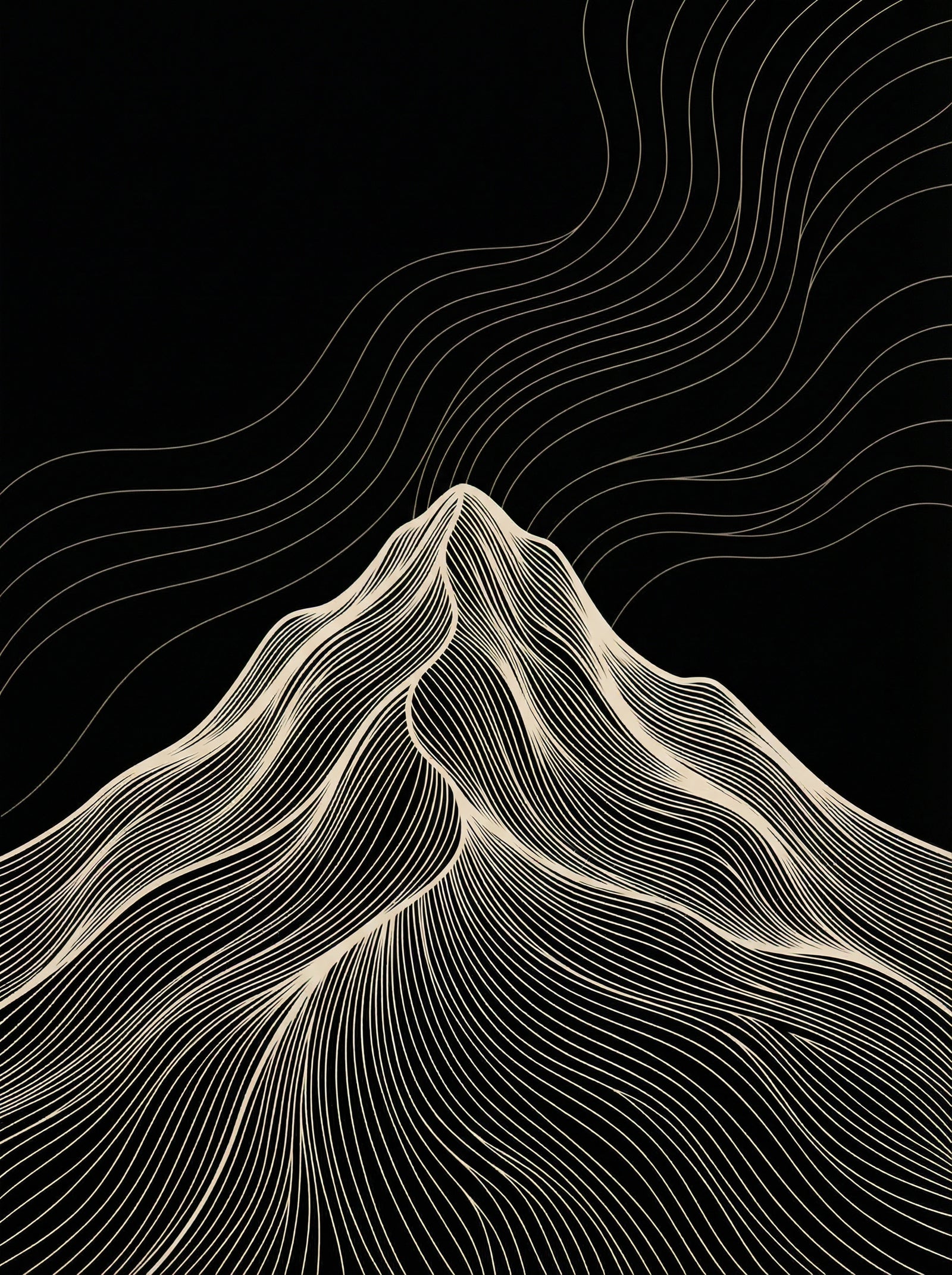 Poster in black frame