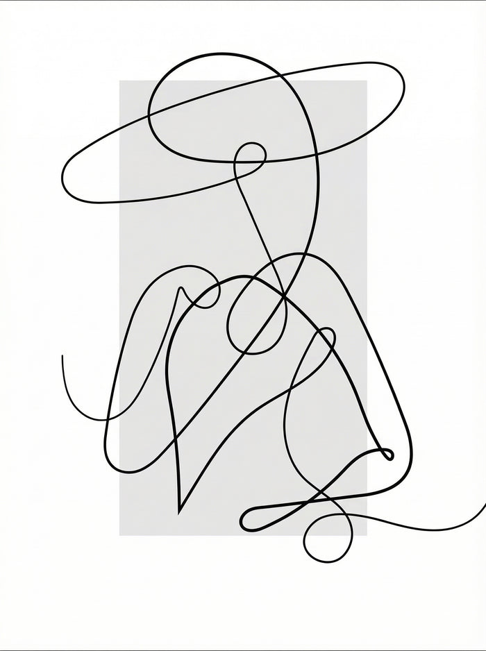 Poster in black frame