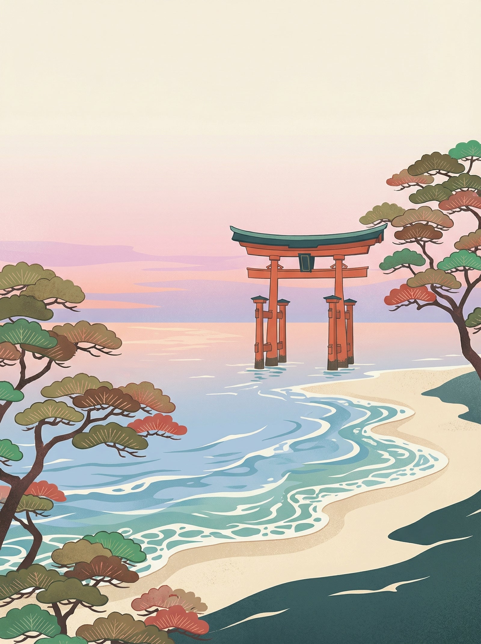 Poster in black frame