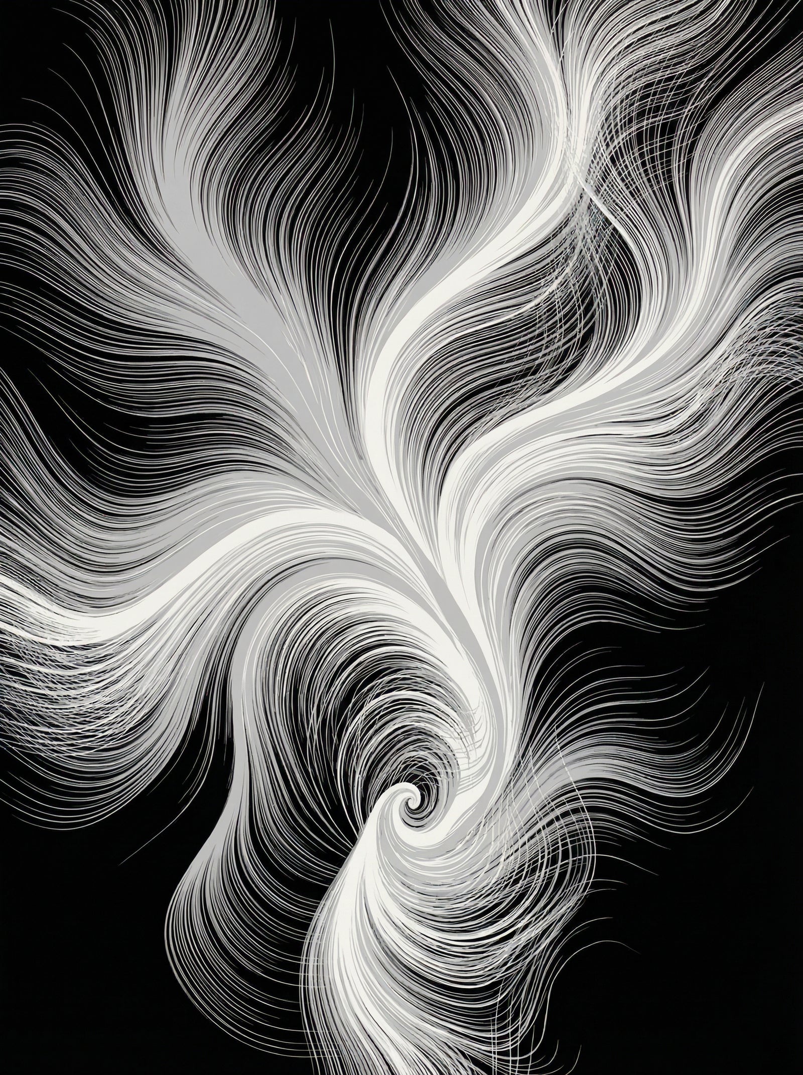 Poster in black frame