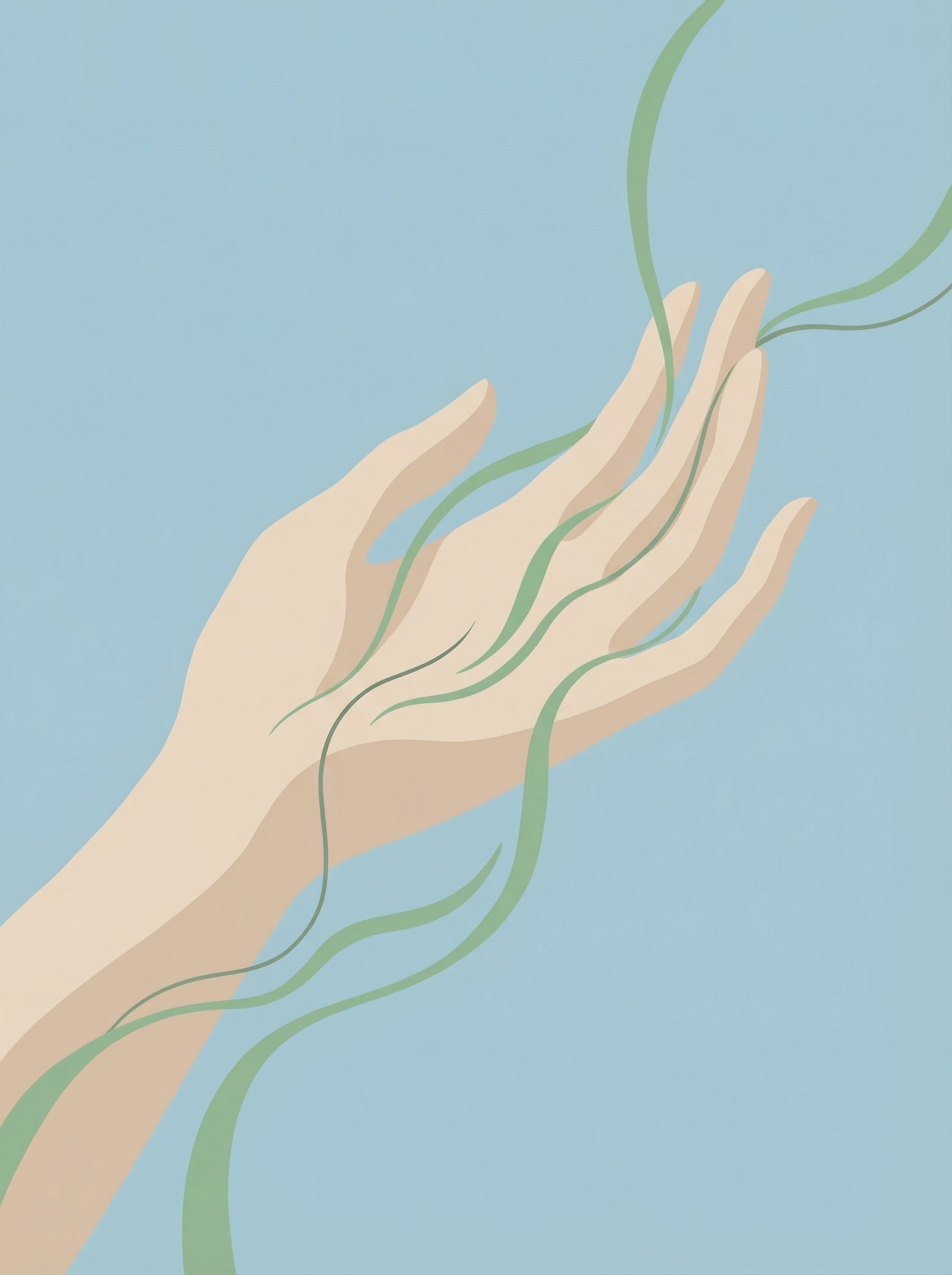 Poster in black frame