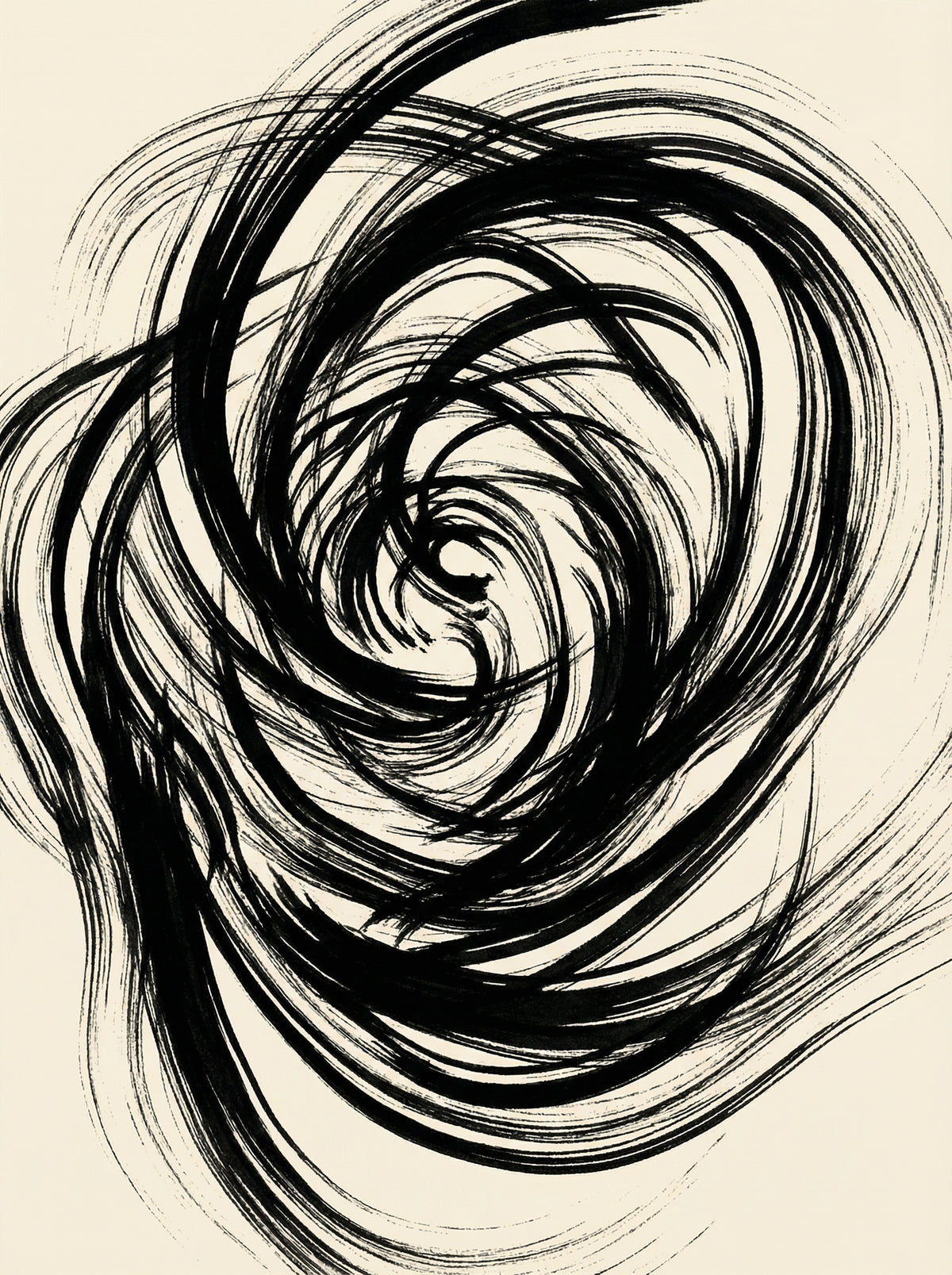 Poster in black frame