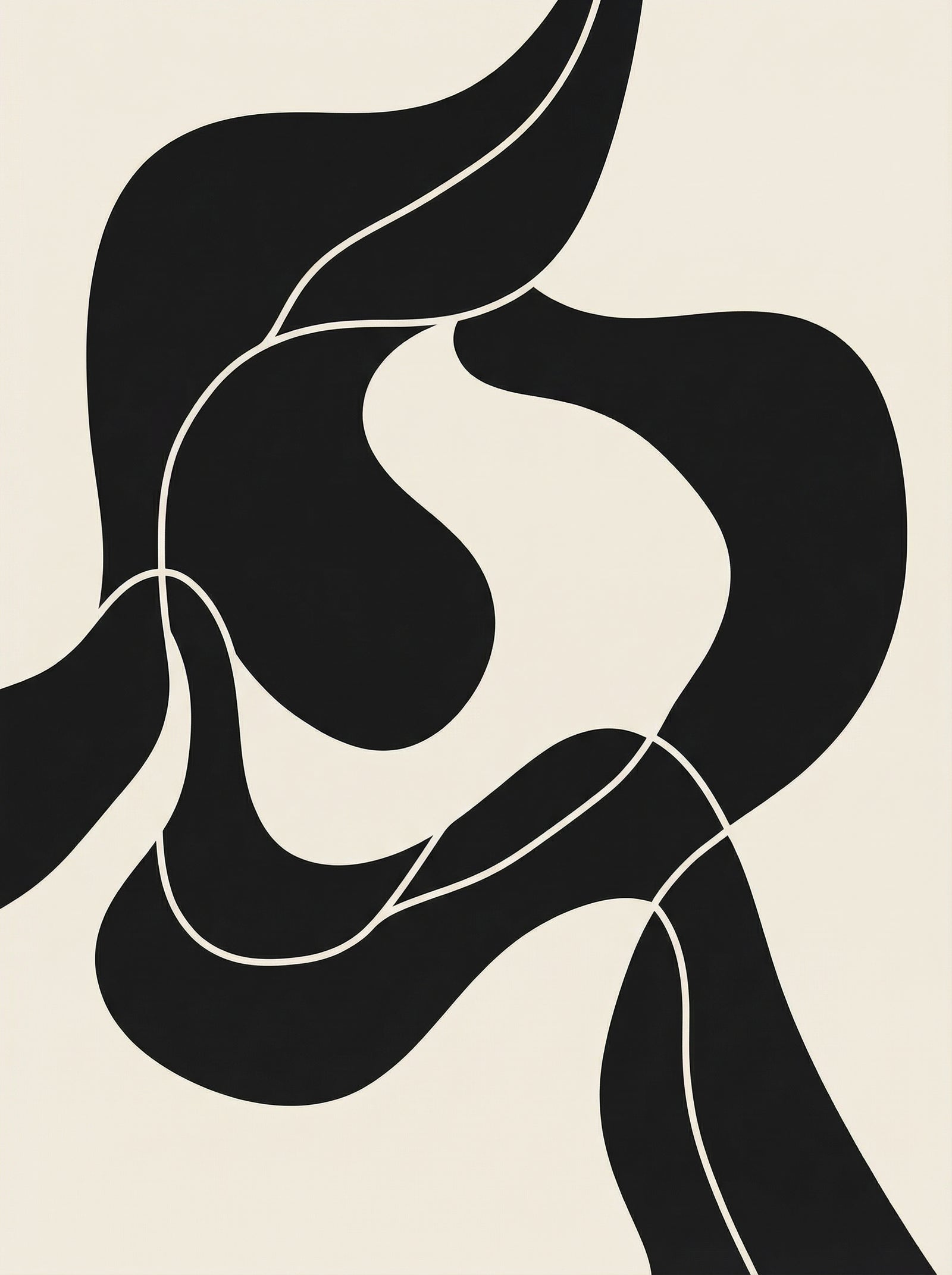 Poster in black frame
