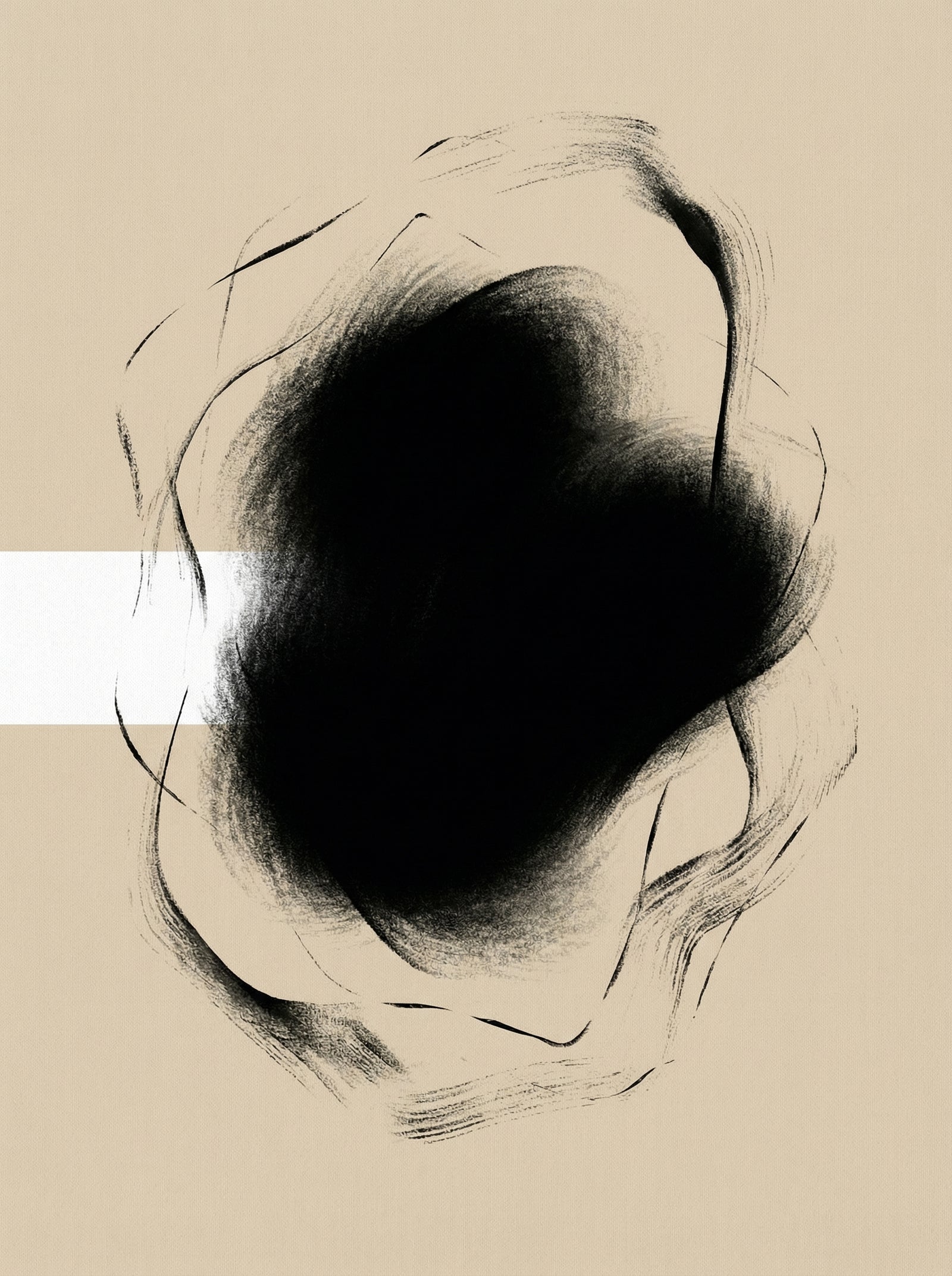 Poster in black frame