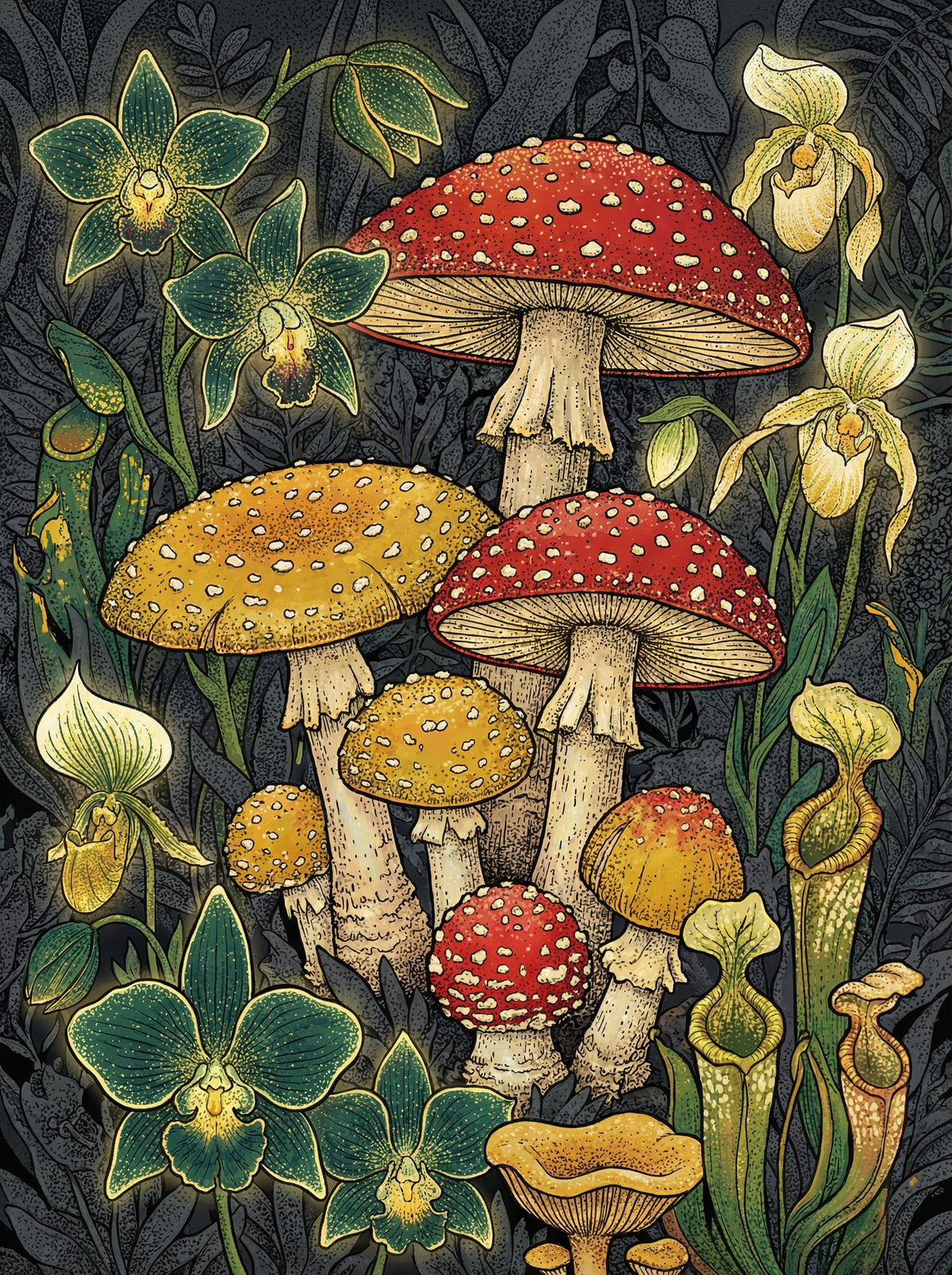 Poster in black frame