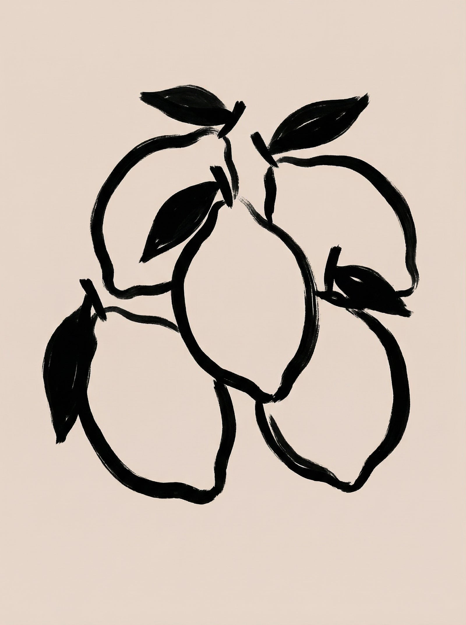 Poster in black frame