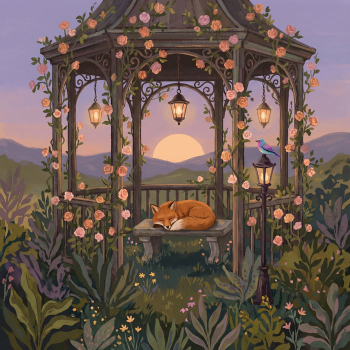 Poster in black frame