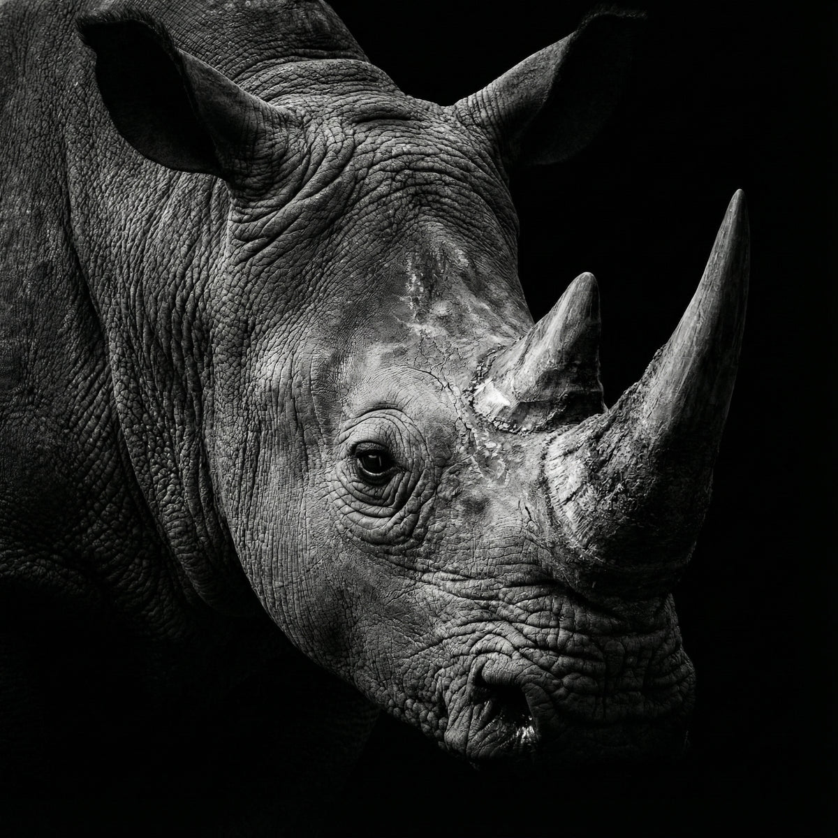 Poster in black frame