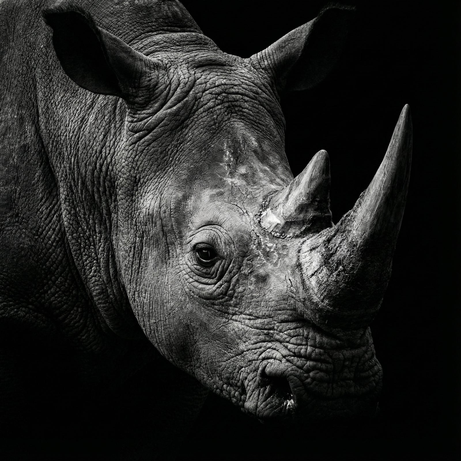 Poster in black frame