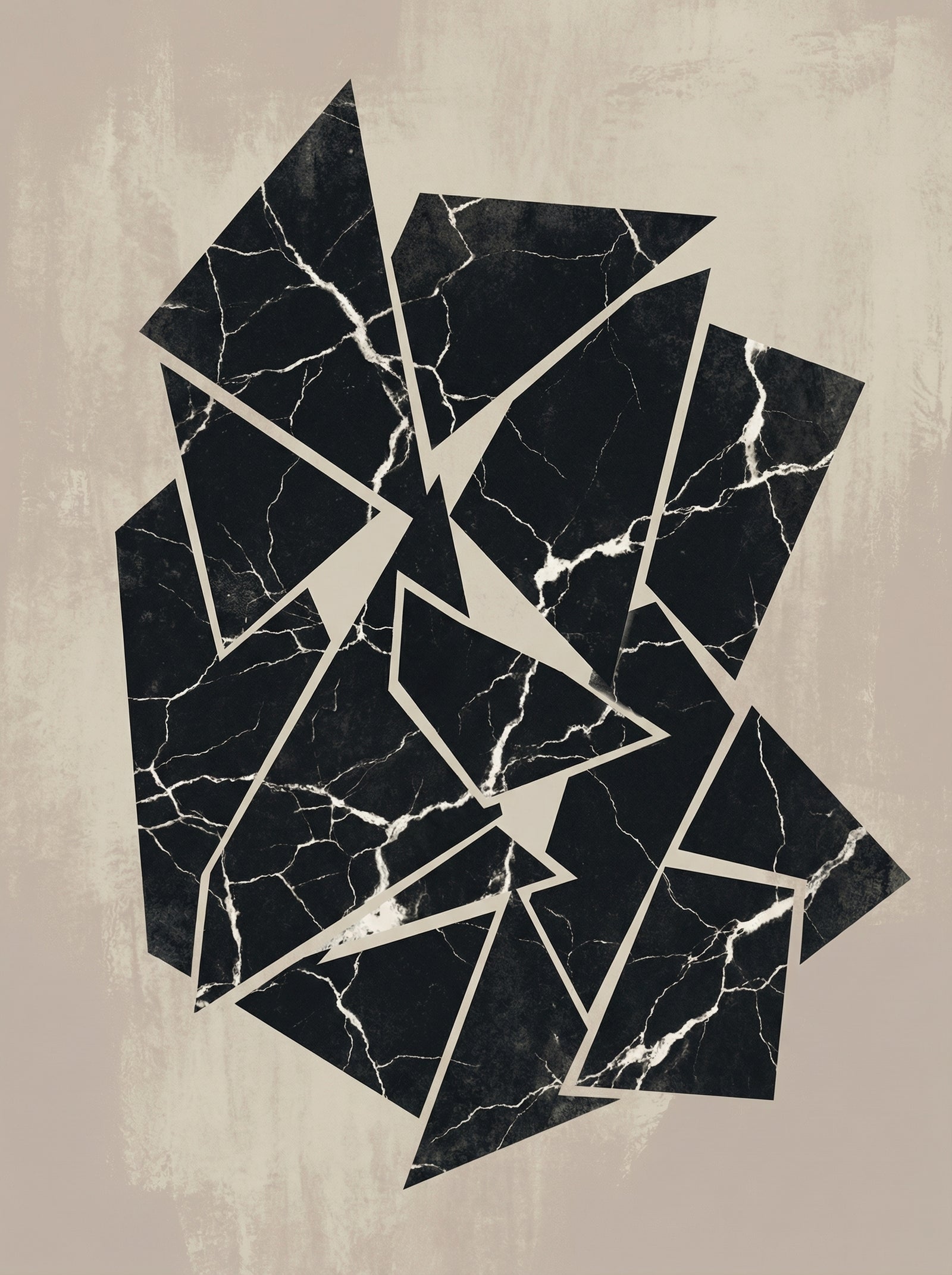 Poster in black frame