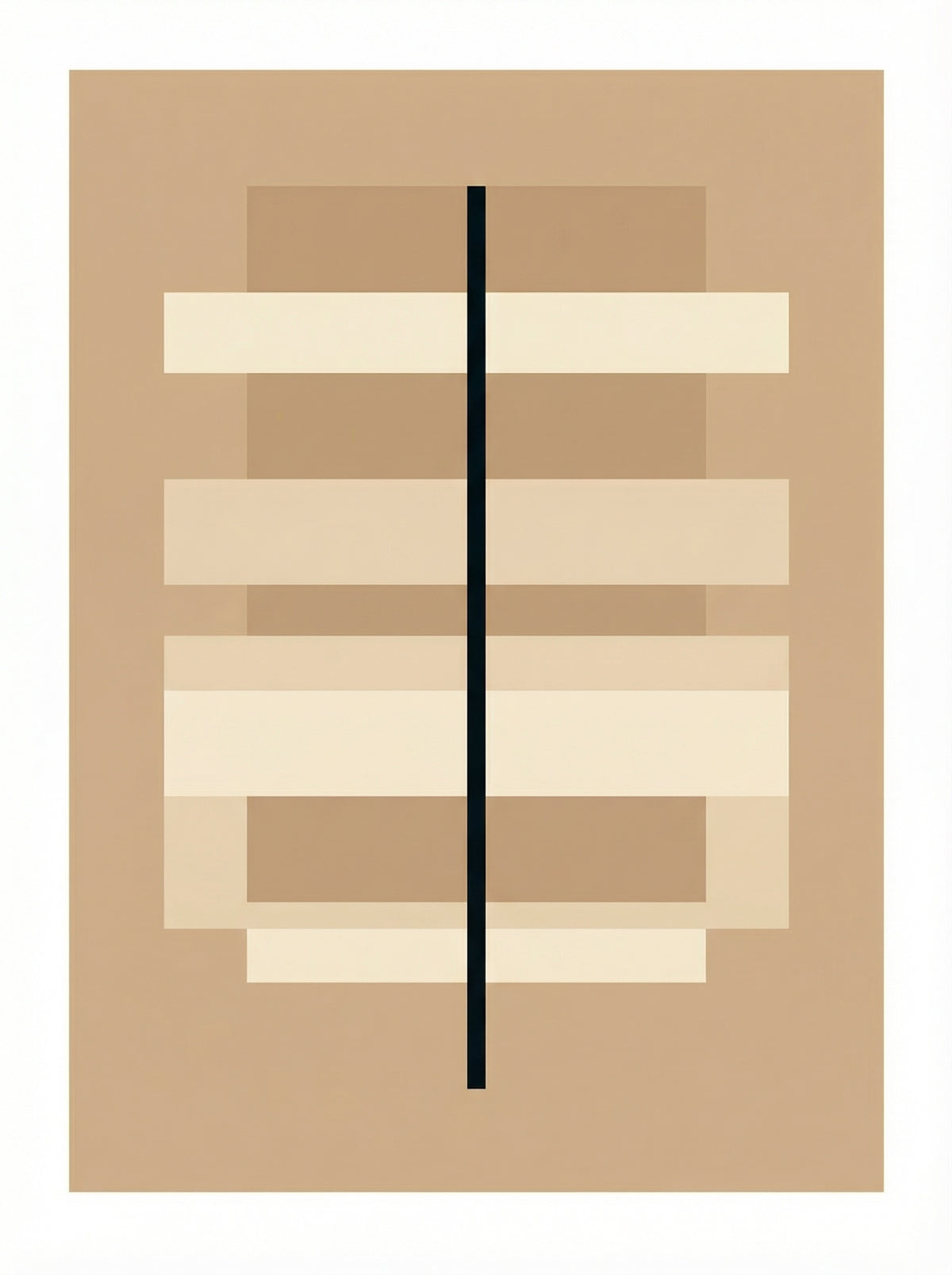 Poster in black frame