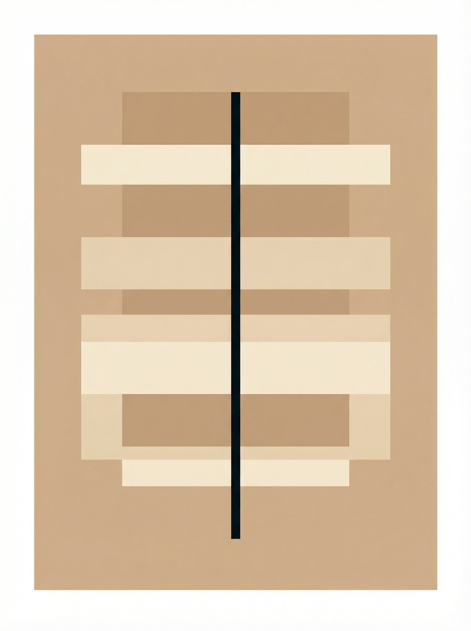 Poster in black frame