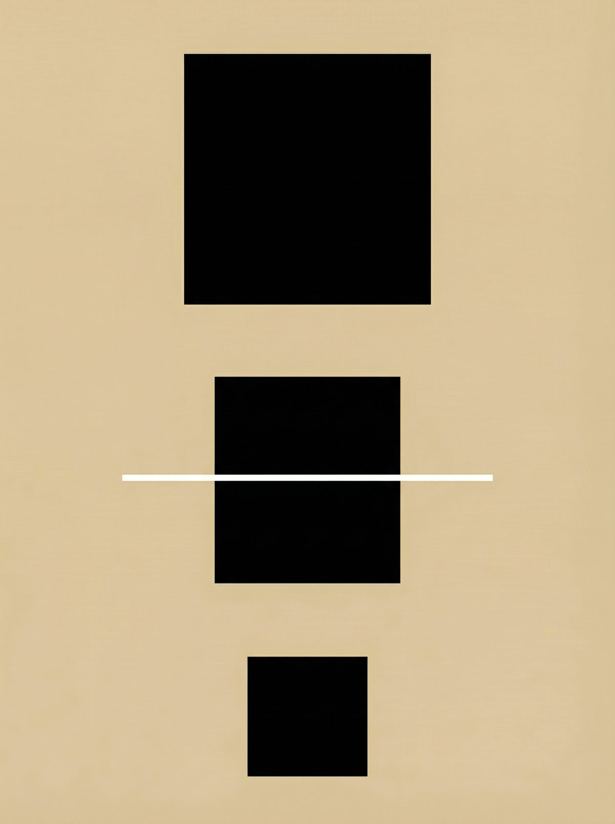 Poster in black frame