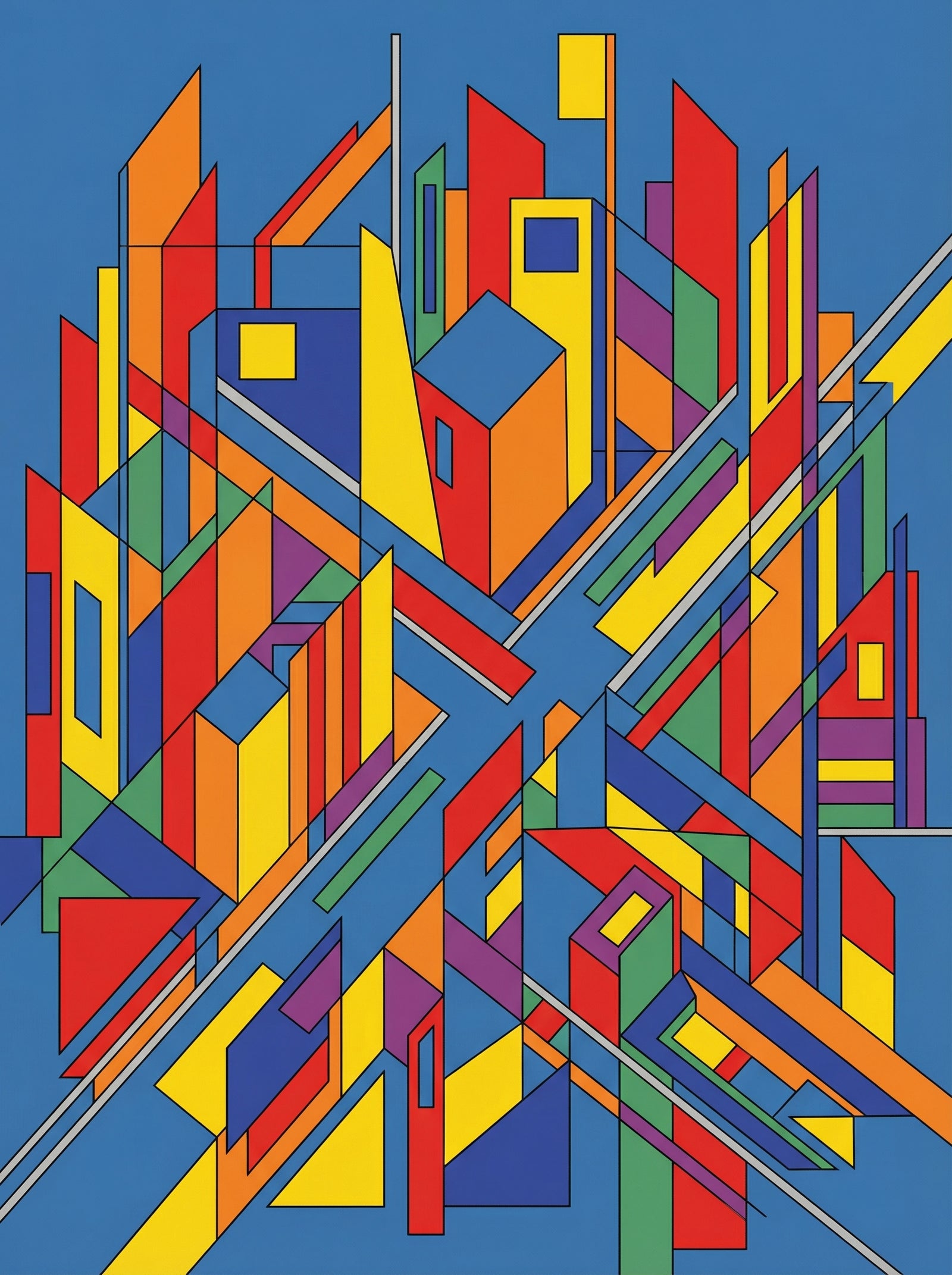 Poster in black frame