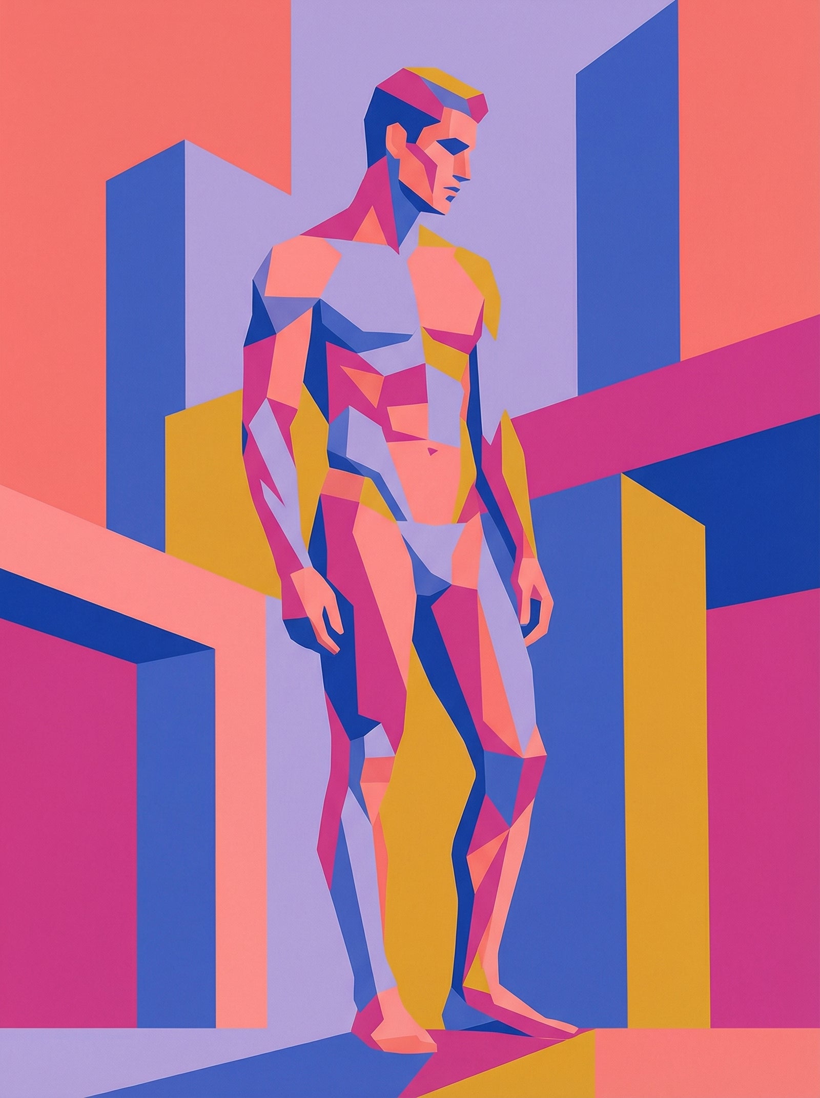 Poster in black frame