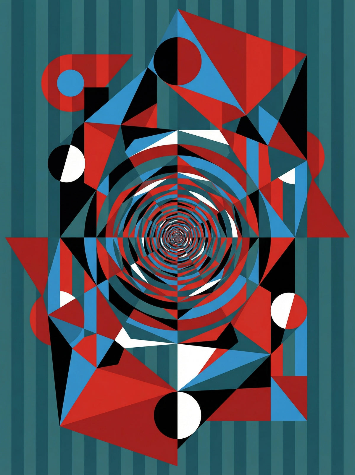 Poster in black frame