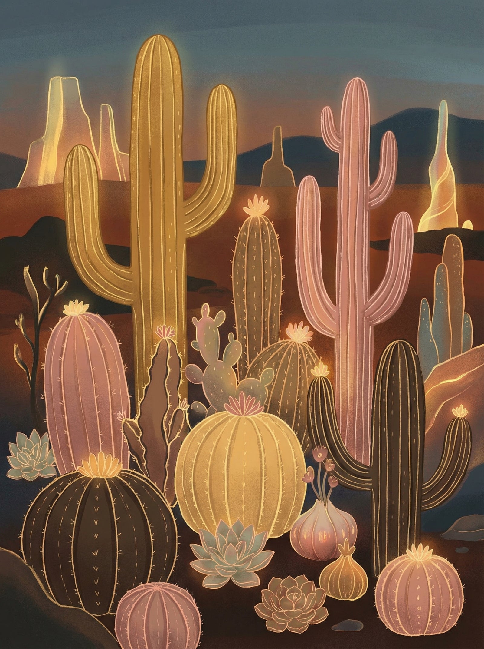 Poster in black frame