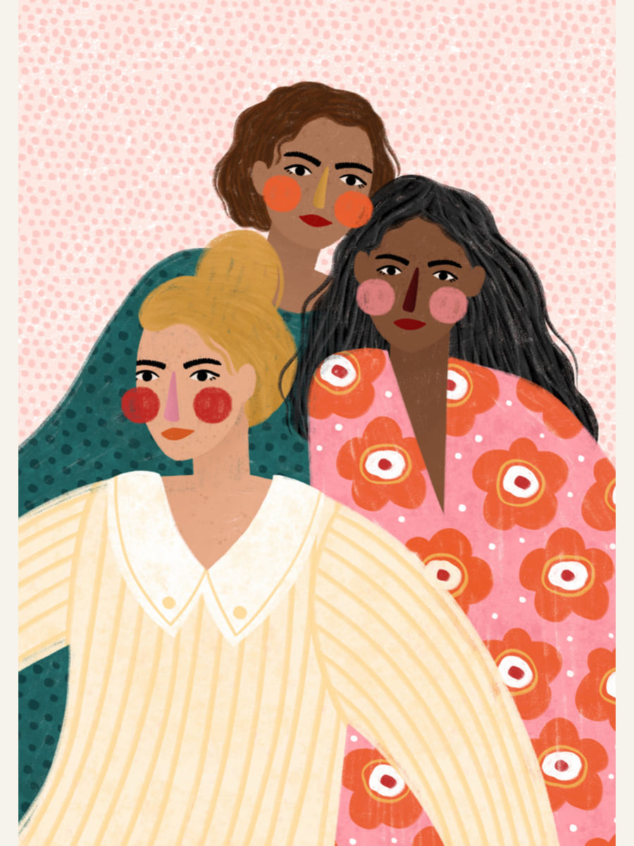 Girl Friends Poster – poster och konsttryck