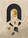 Poster in black frame