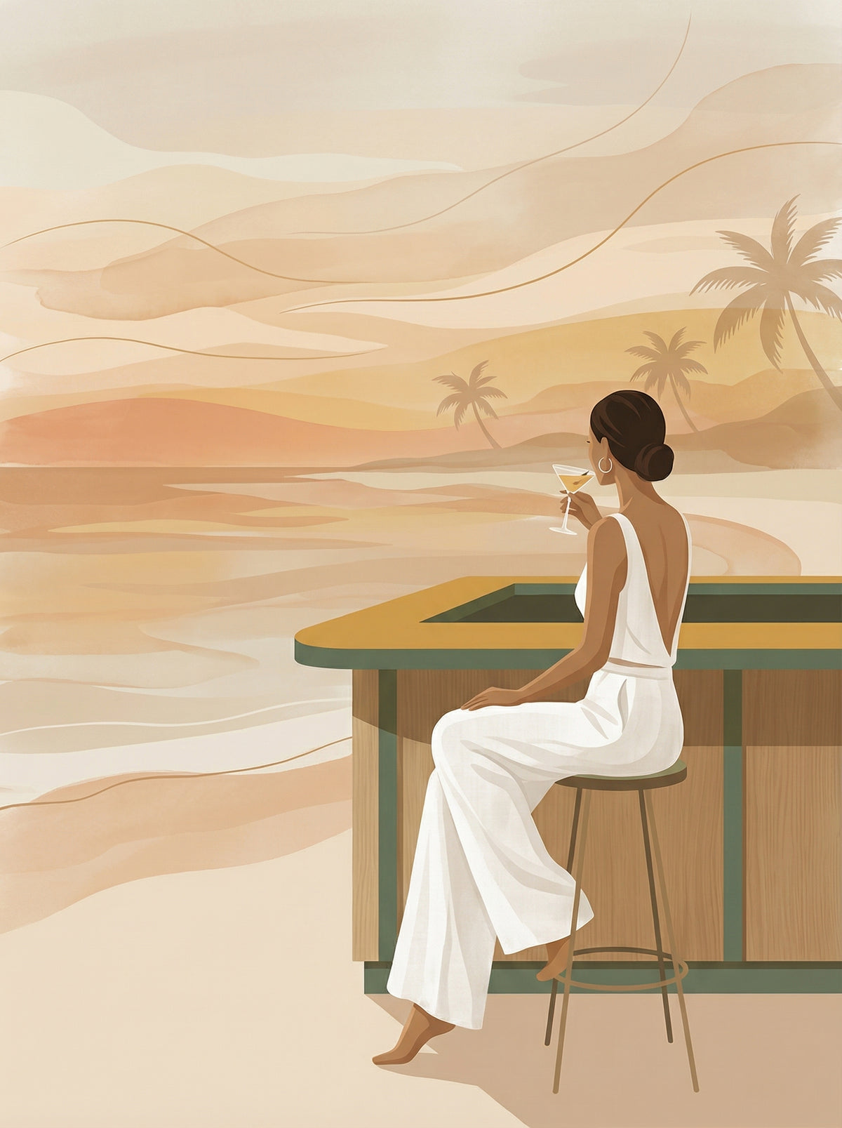 Poster in black frame