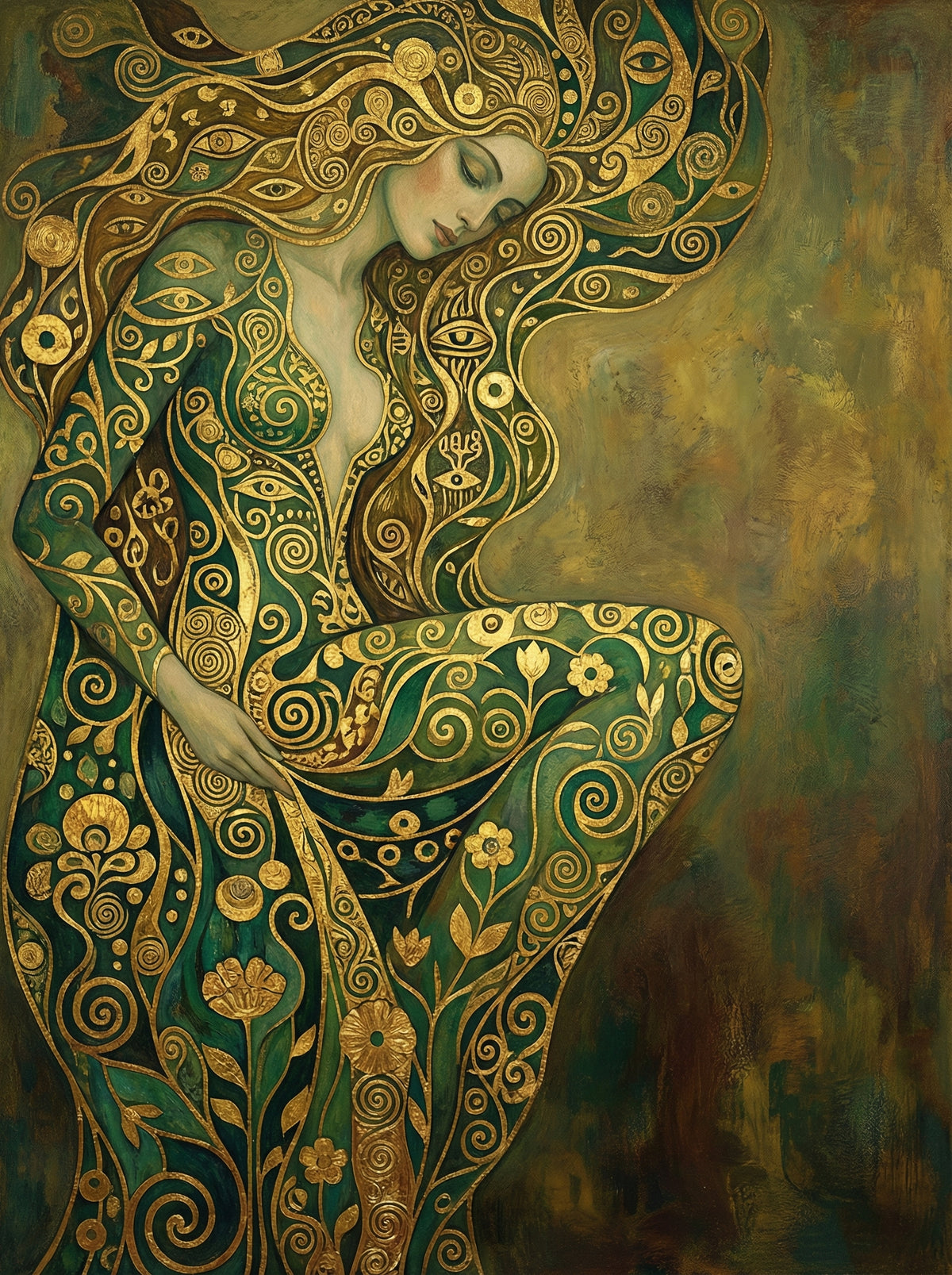 Poster in black frame