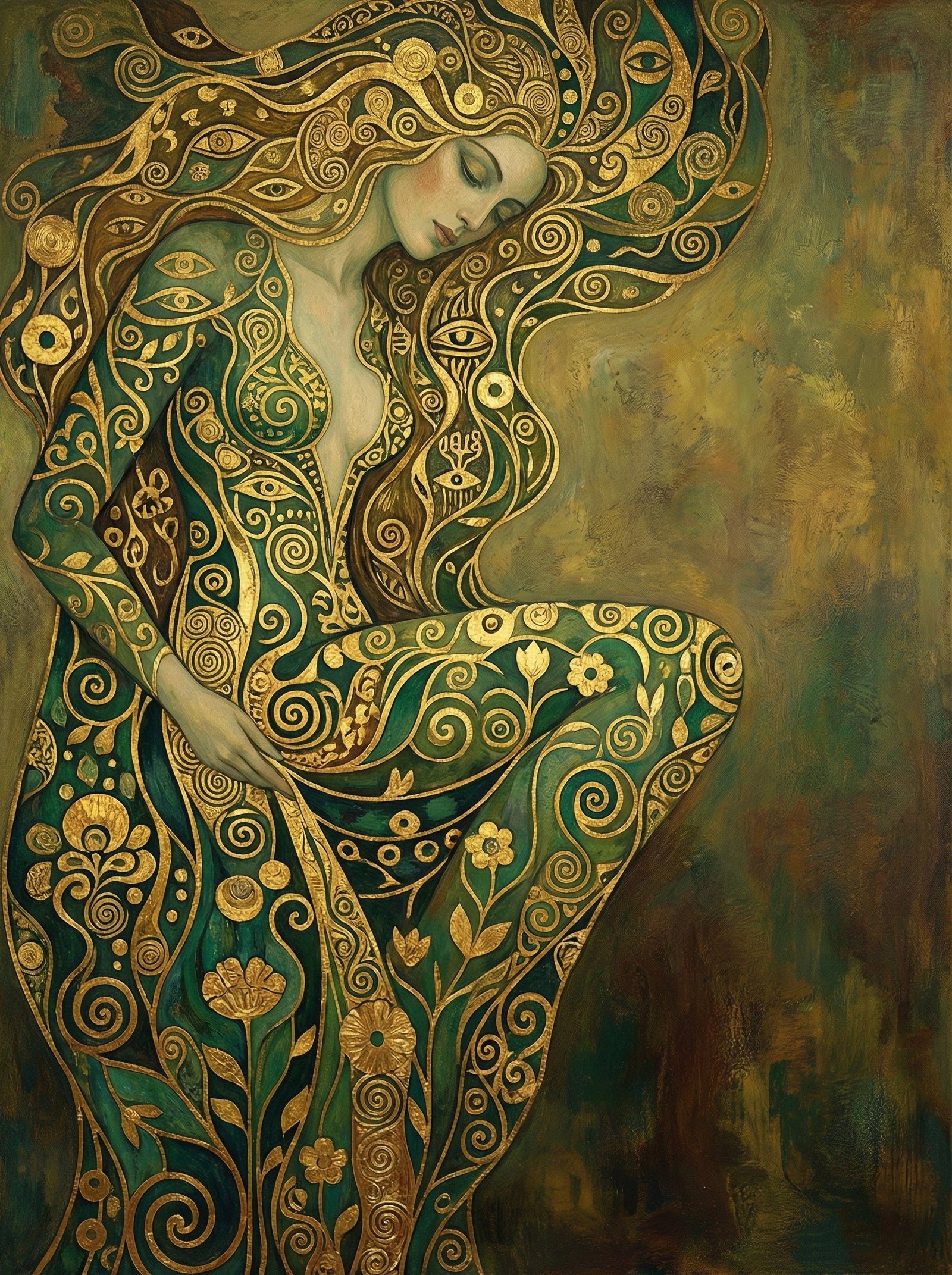 Poster in black frame