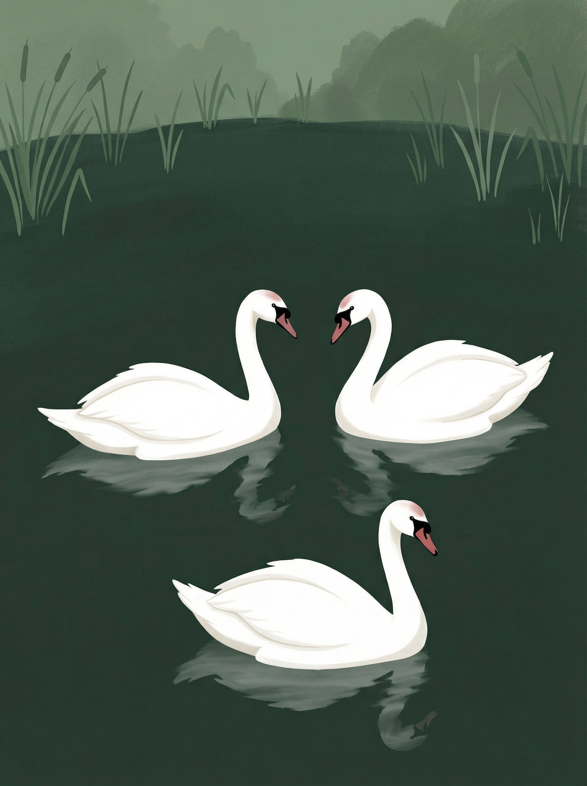 Poster in black frame