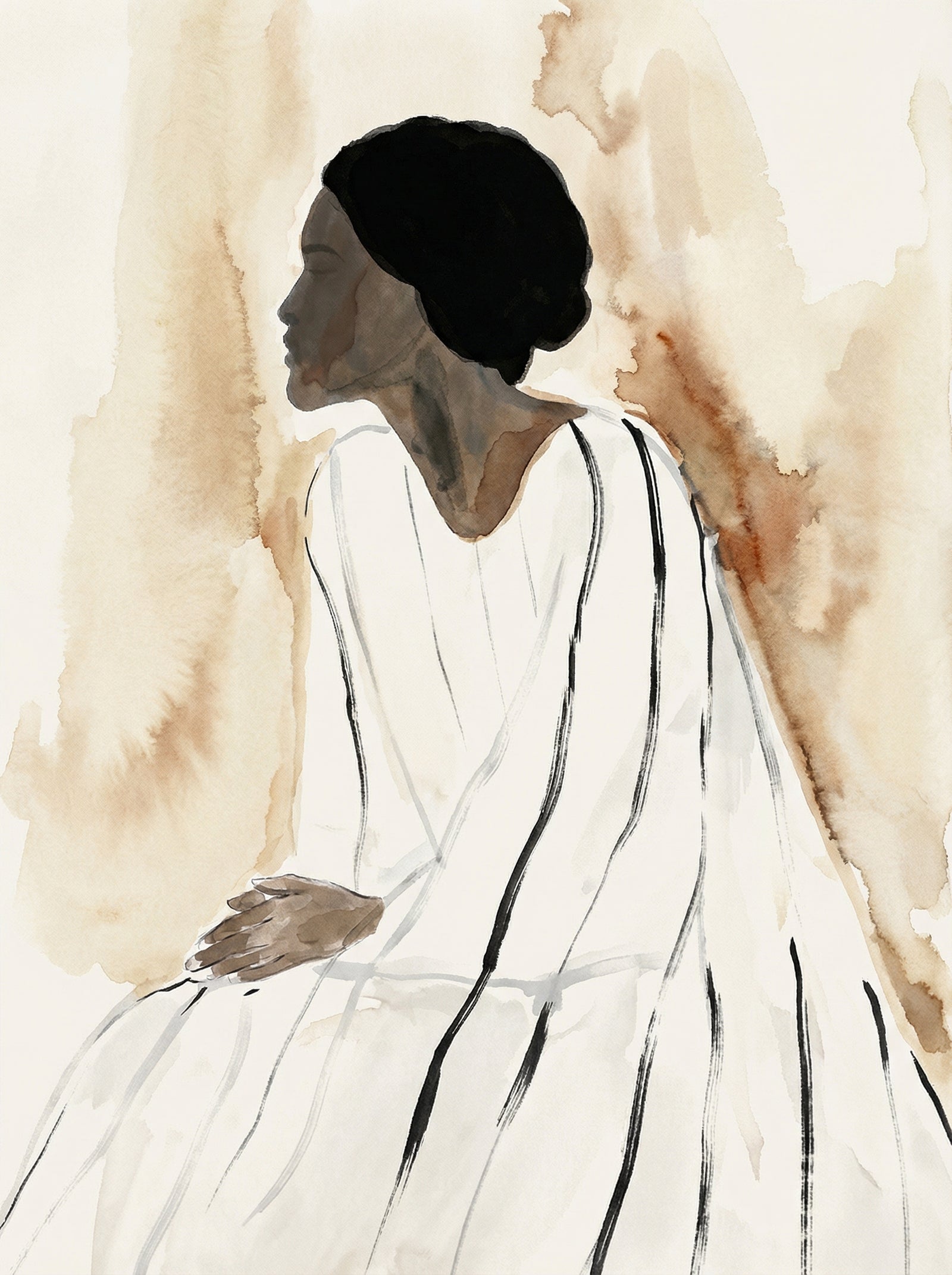 Poster in black frame