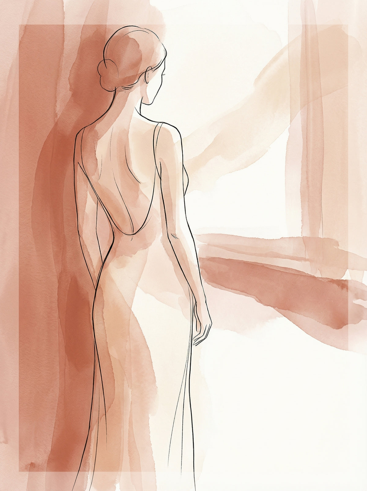 Poster in black frame