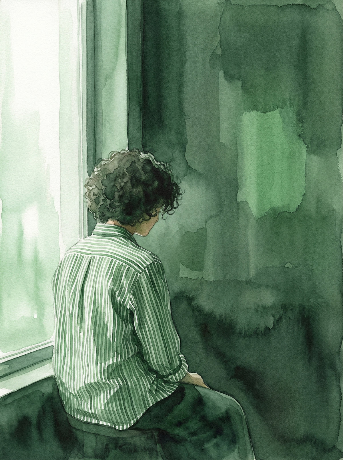 Poster in black frame