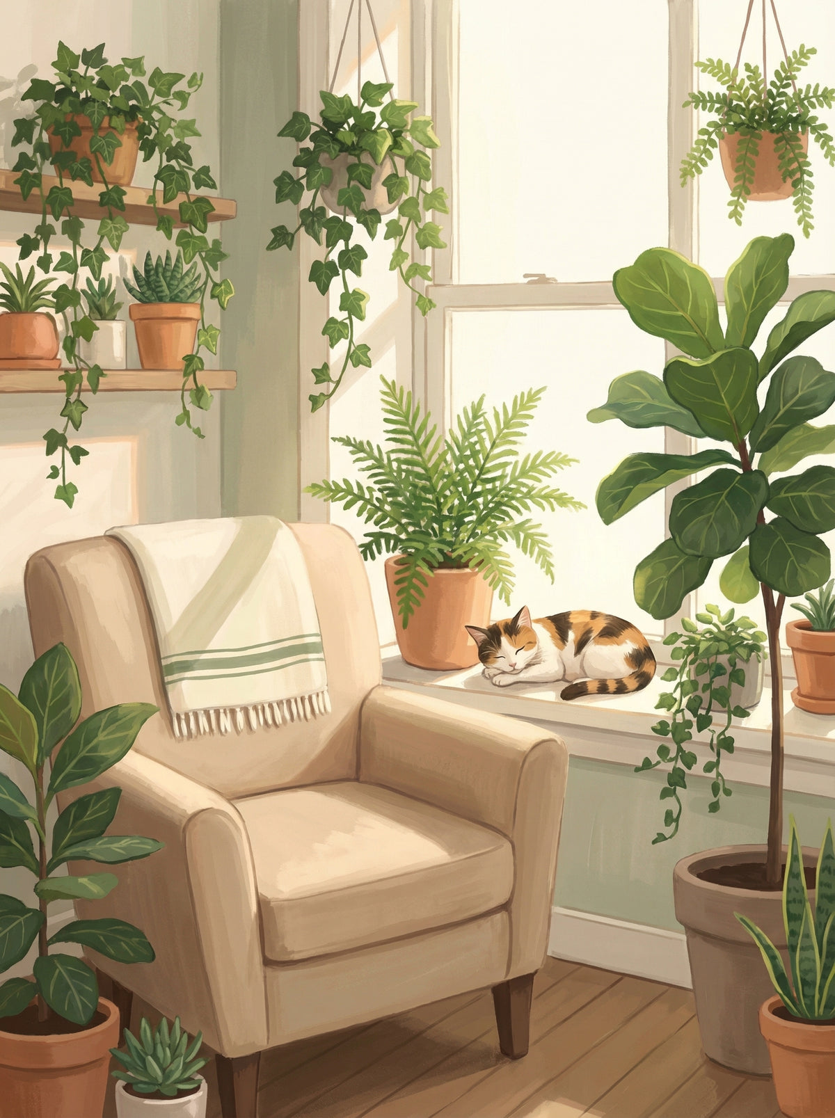 Poster in black frame