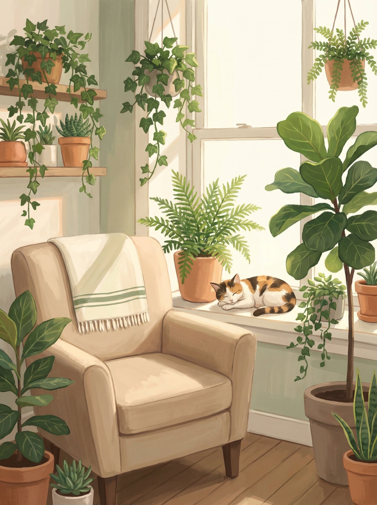 Poster in black frame